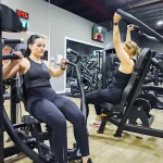 women working out at the gym