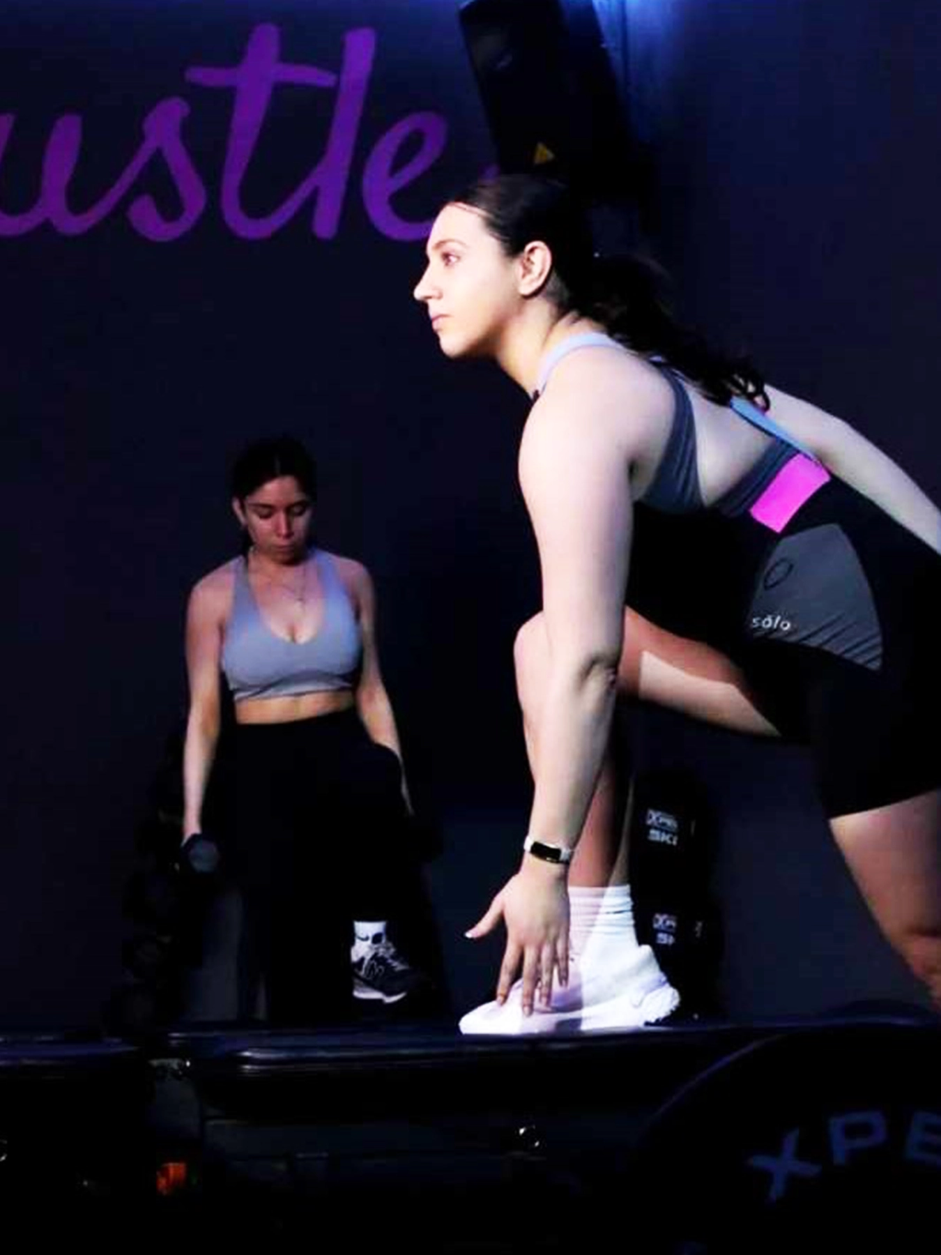 women working out at the gym
